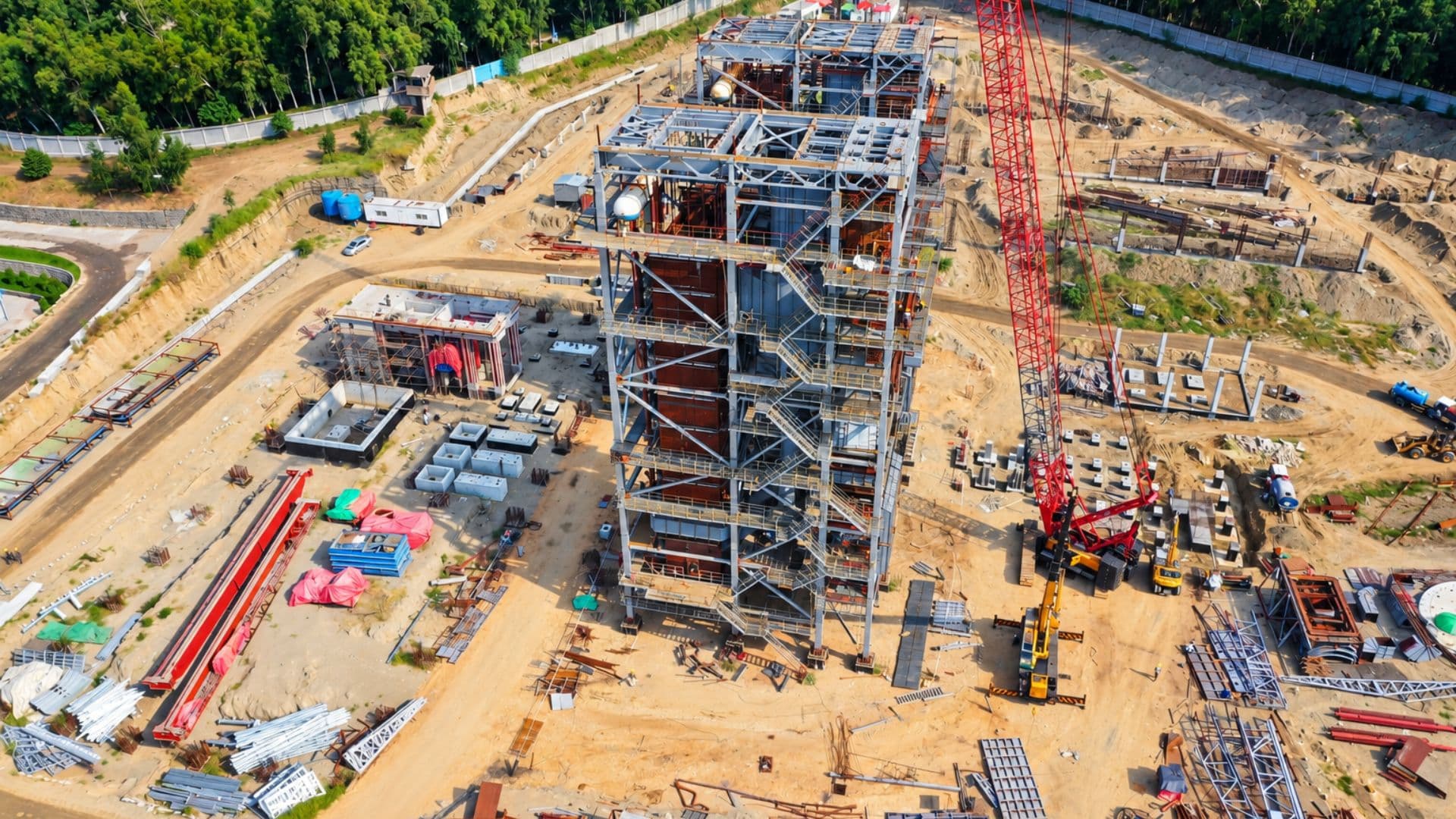 Coal Power Plant in Progress