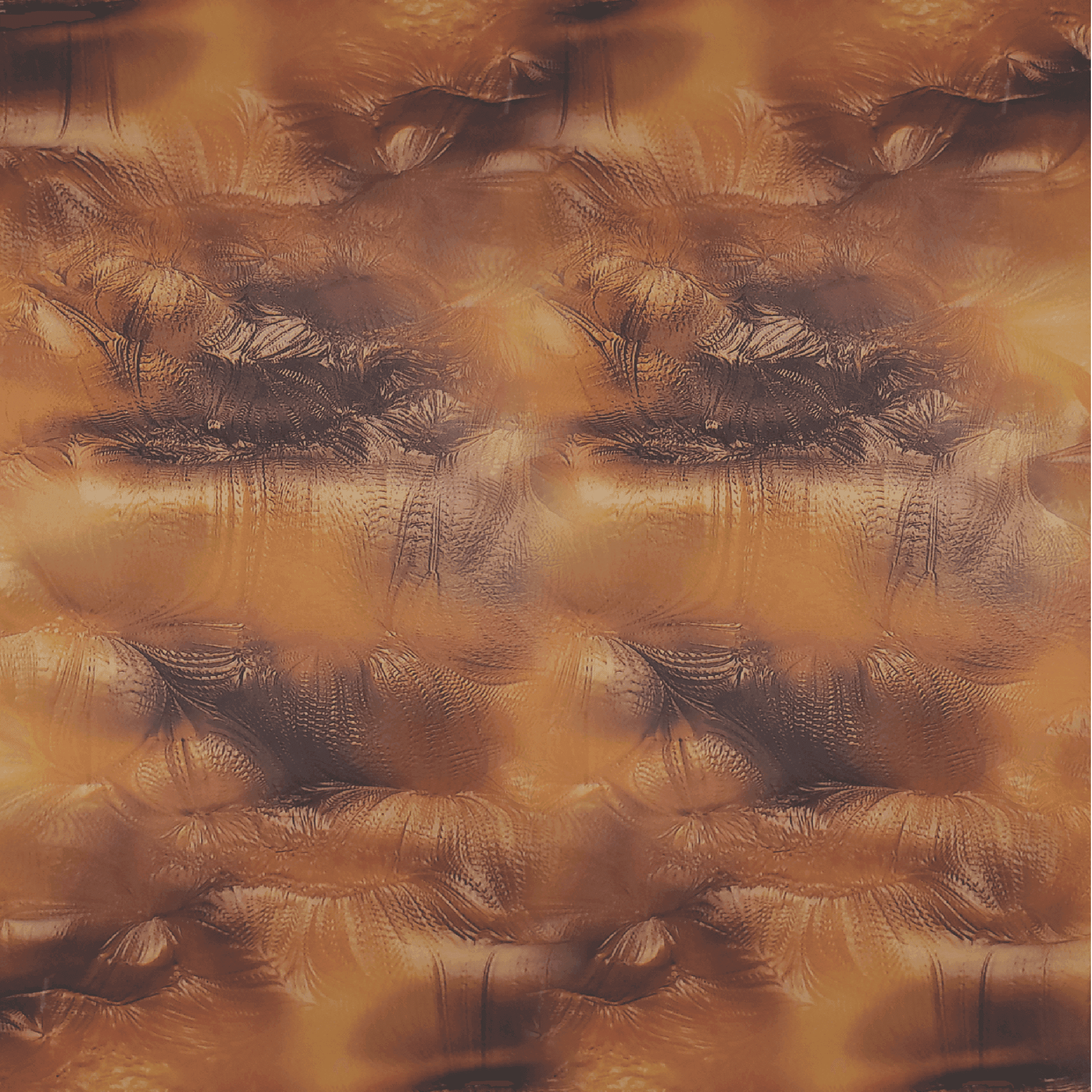 Amber/Dark Brown Marble